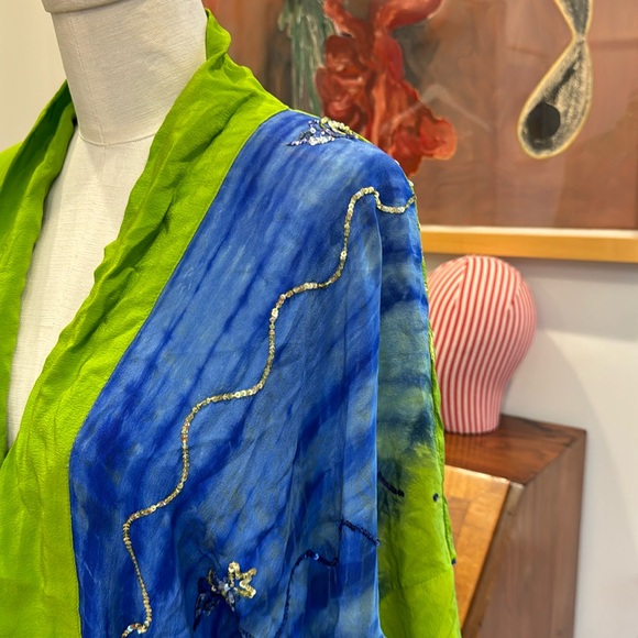 Sun Child Silk Jacket with Belt - Picture 3 of 8